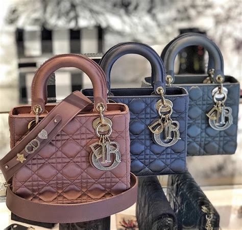 lady dior glossy bag|lady dior bag price list.